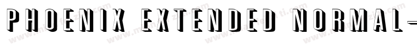 Phoenix Extended Normal字体转换